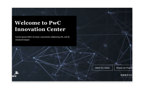 普華永道展示觸摸屏